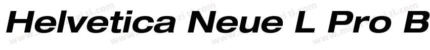 Helvetica Neue L Pro Bd字体转换